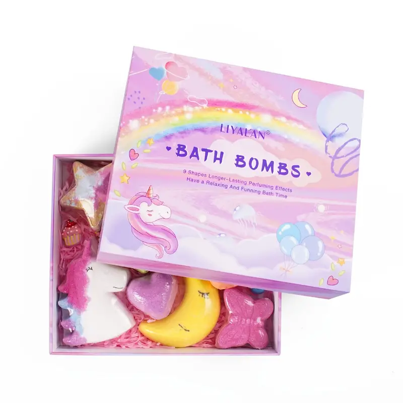 LIYALAN Luxury Bath Bomb Kit