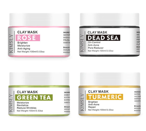 The Magic of Cleansing Clay Masks Revealed: Rose, Turmeric, Green Tea, and Dead Sea Variations