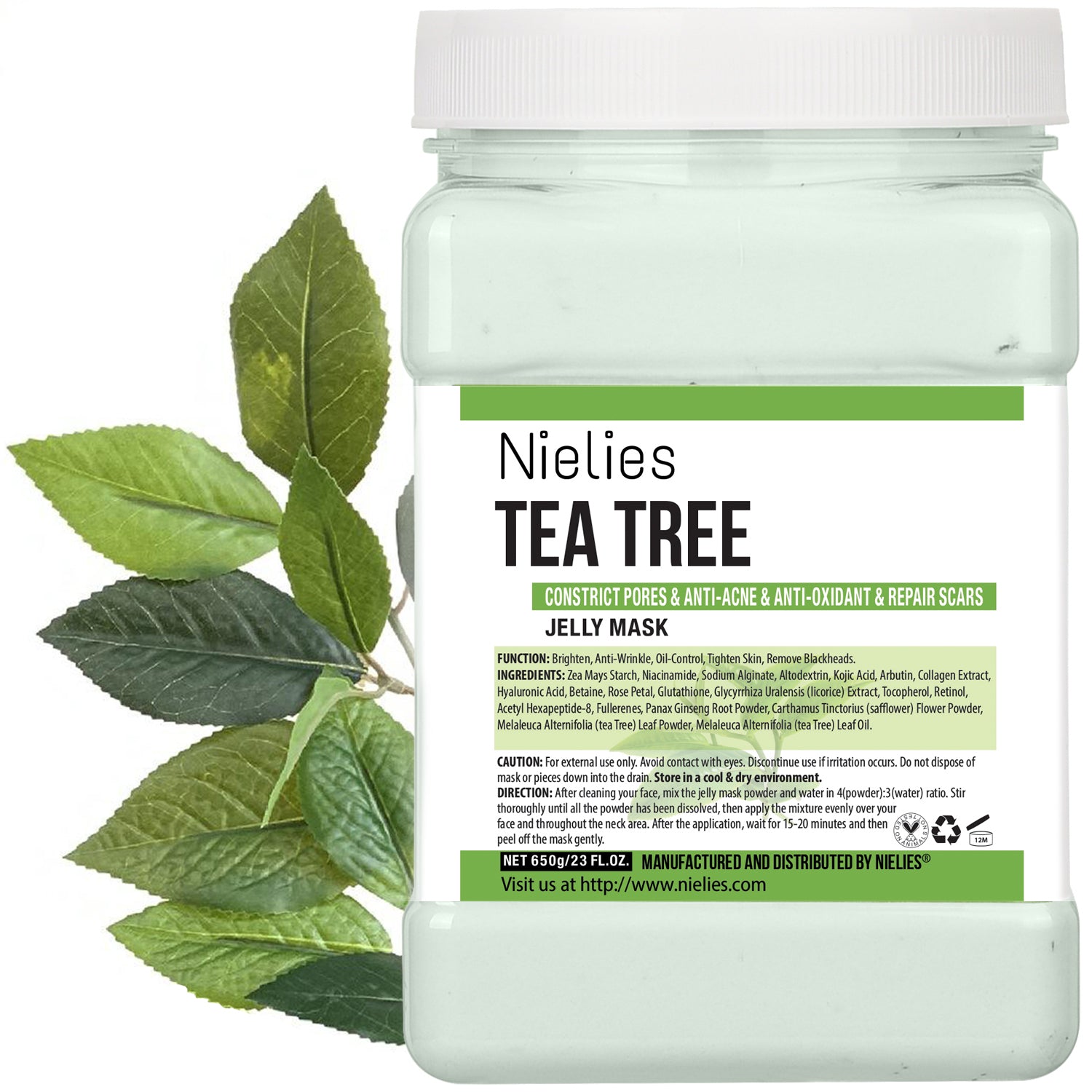 Nielies Tea Tree Face Mask, Anti- Acne