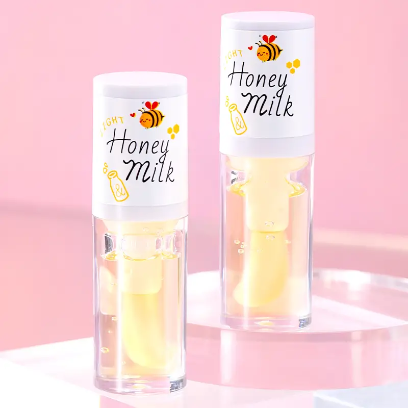 Honey Peach Tinted Lip Oil Lip Enhancer Serum