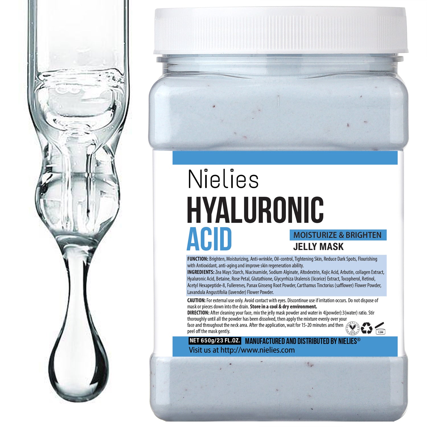 Nielies Hyaluronic Acid Face Mask