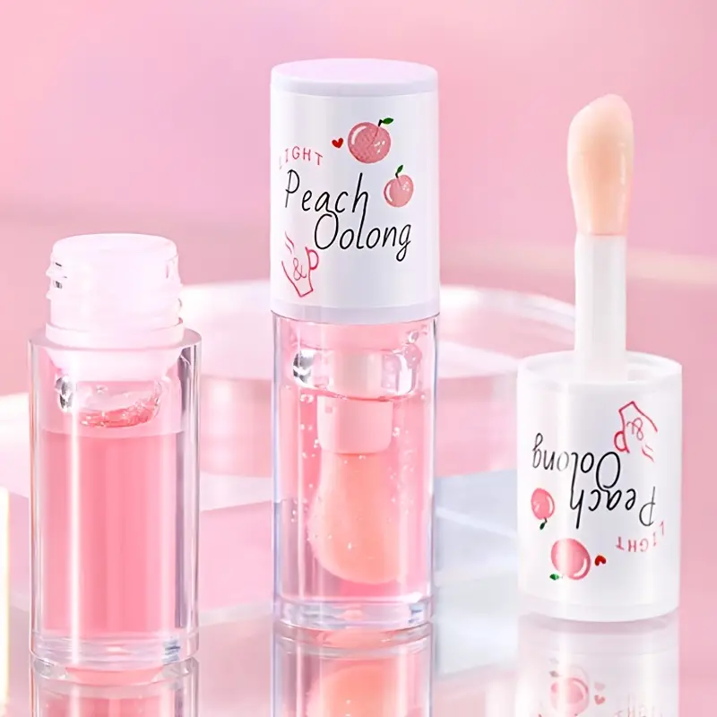 Honey Peach Tinted Lip Oil Lip Enhancer Serum