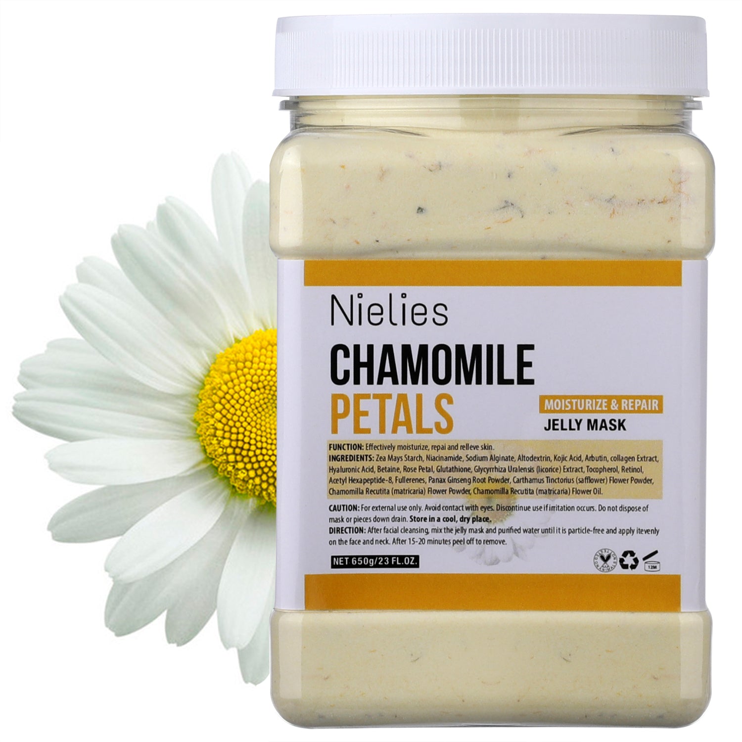 Nielies Chamomile Petals Face Mask, Moisturizing