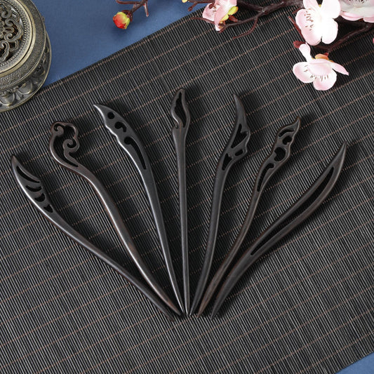 Wood Oriental Vintage Hair Pin | Hair Fork Stick for Women | Decorative Design Girls Hair Clip | Wedding Accessories Hair Pins 5/10/15 Pcs 7