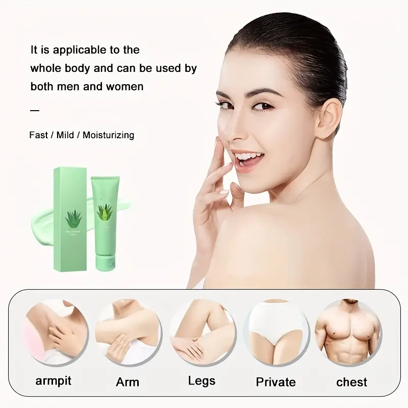 Aloe Hair Removal Cream Body Hair Removal