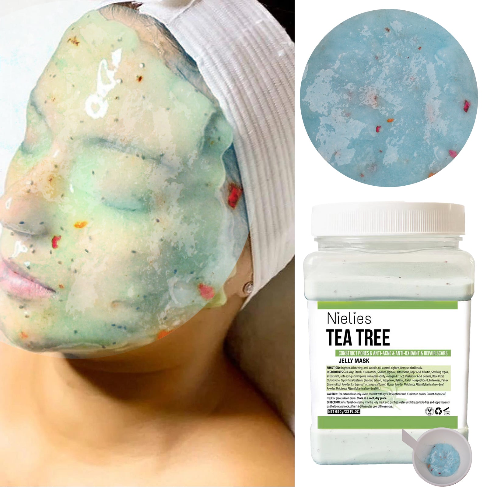 Nielies Tea Tree Face Mask, Anti- Acne