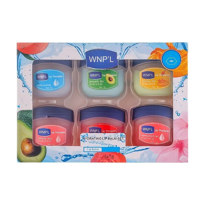 Deep Moisturizing 6-in-1 Lip Balm Set