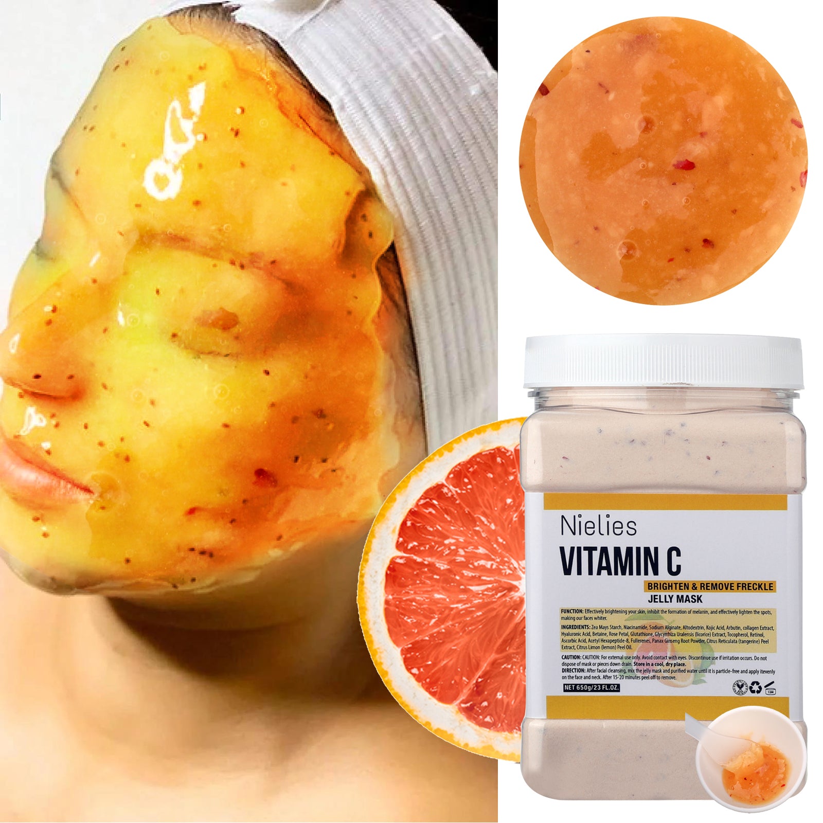 Nielies Vitamin C Face Mask, Brightening