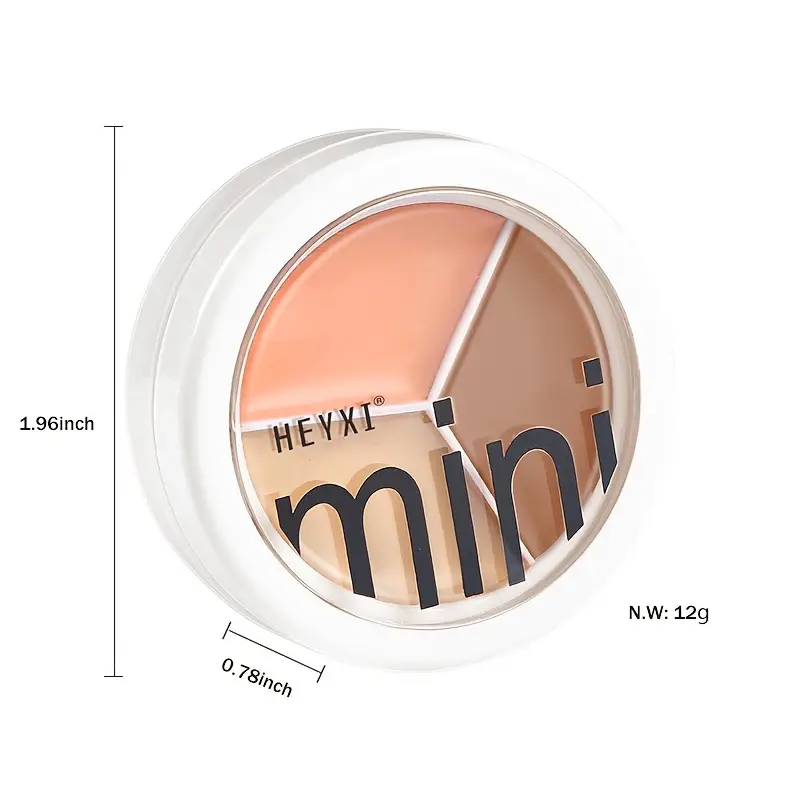 Three-Color Concealer Cosmetic Foundation Cream 12g