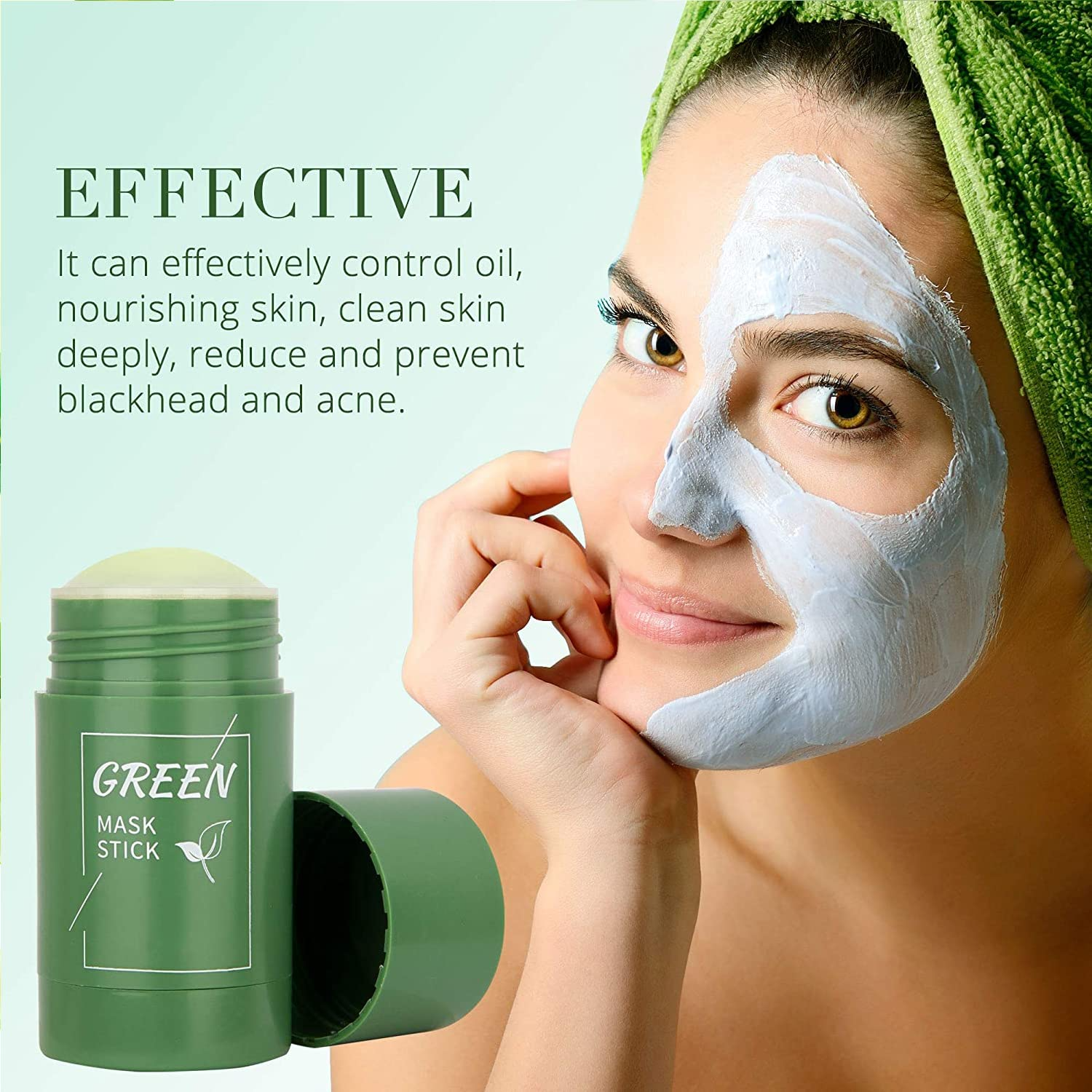 2 Pcs of Green Tea Mask Stick