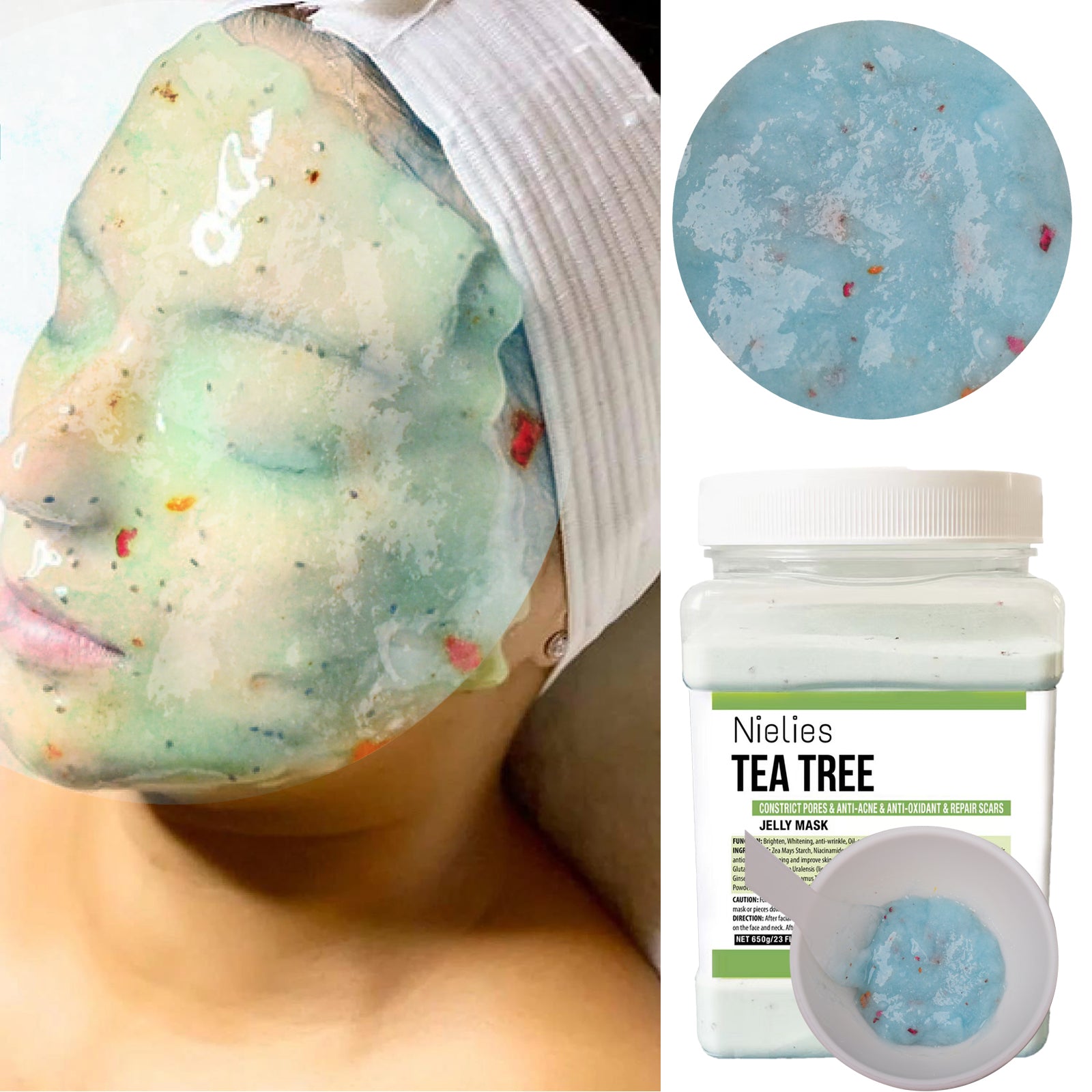 Nielies Tea Tree Face Mask, Anti- Acne