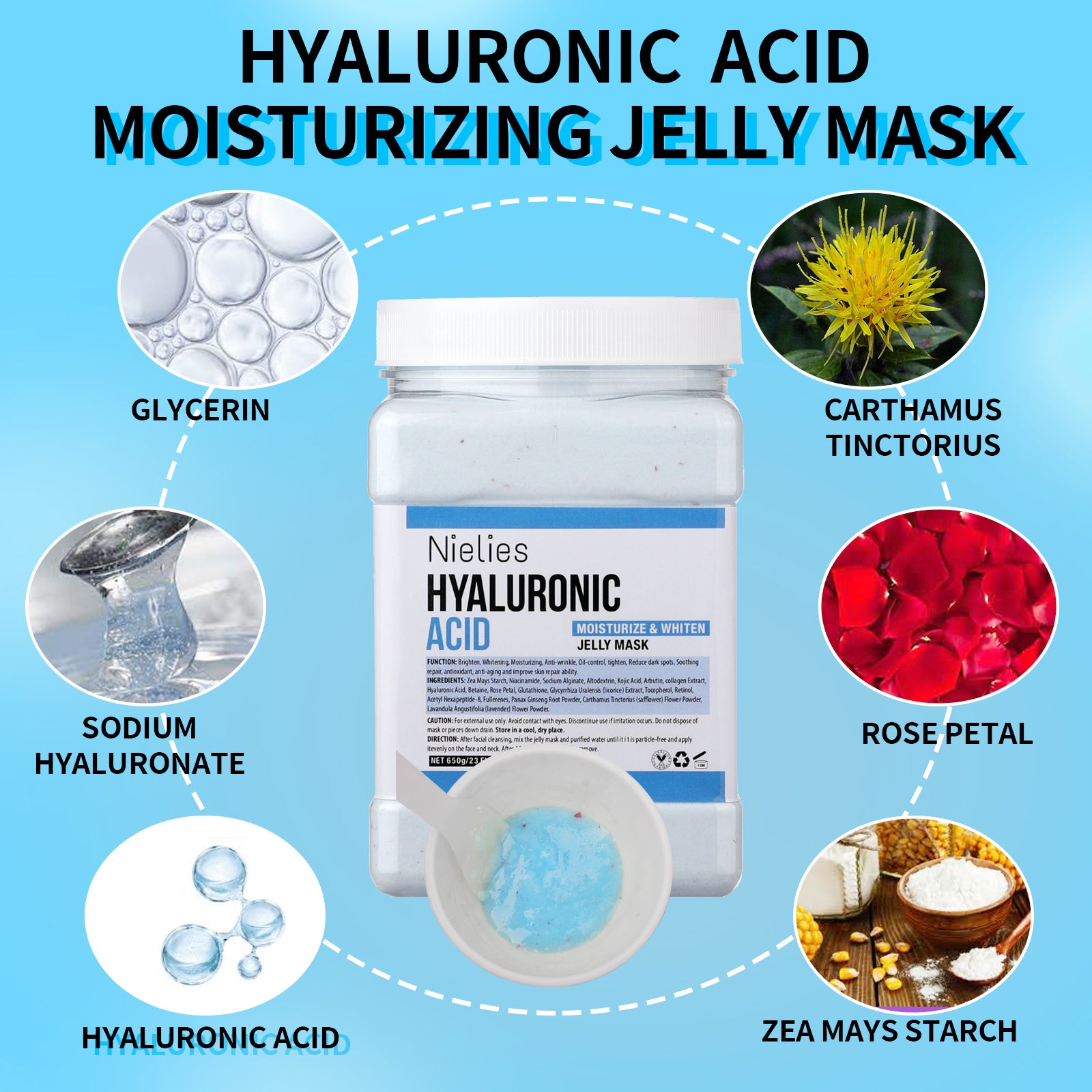 Nielies Hyaluronic Acid Face Mask