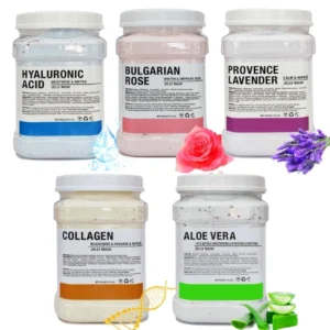 5-Pack Professional Jelly Masks for Spa Facial and Vajacial Treatments