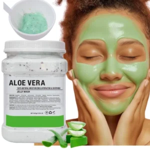 Aloe Vera Jelly Mask soothing collagen gel jar