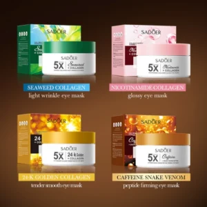 Caffeine Snake Venom Peptide Firming Eye Mask Moisturizing Brightening