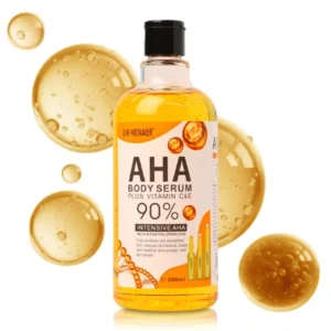 AHA Body Serum 500ml and 90% Vitamin C&E